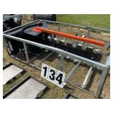 New Unused 2026 Wolverine Skid Steer Trencher atta