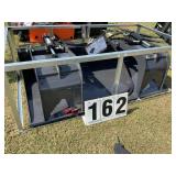 New Unused 2026 Wolverine Skid Steer Grapple bucke