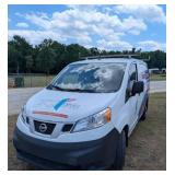 2015 Nissan Van NV 200, ladder rack on top, 4cyl