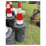 Group 25 of New unused Safety Traffic cones