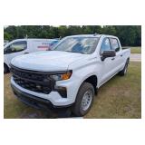 2023 Chevrolet Silverado 4x4, 4 door, white, gas,