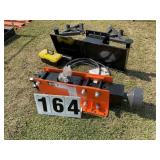 New Unused 2026 Wolverine Skid Steer post driver,