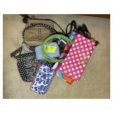 GROUP OF WOMEN'S HANDBAGS AND BELTS