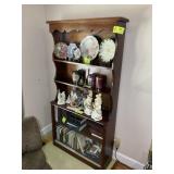 5 TIER HOMEMADE BOOKSHELF, BOTTOM SHELVES HAVE SLI