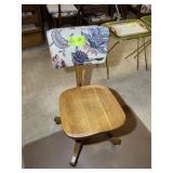 4 STAR BASE WOODEN OFFICE CHAIR