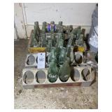GROUP OF VINTAGE COKE BOTTLES AND CARRIERS, SOME D