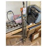GROUP OF MISC BAR AND PIPE CLAMPS, 48 IN, 54 IN AN
