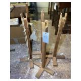 GROUP OF QUILT RACKS