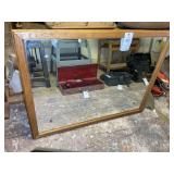 FRAMED MIRROR, 43 IN X 32 IN