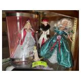 GROUP OF 3 BARBIE DOLLS, 12 IN TALL, RIGHT SIDE OF