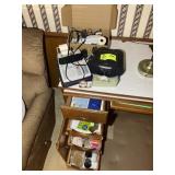 GROUP OF MISC OFFICE SUPPLIES, ADDING MACHINE, ONN