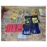 GROUP OF MISC BITS, DRIVER BITS, DRILL BITS