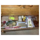 BOTTOM DRAWER WITH ASSORTED CANDLES