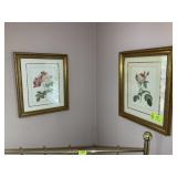 PAIR OF FRAMED AND MATTED PRINTS, 20 IN X 23 IN