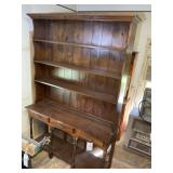 CUSTOM HAND MADE 5 TIER CHINA HUTCH, 56.5 IN X 18