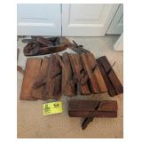 GROUP OF ANTIQUE WOOD PLANES