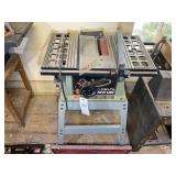 DELTA 10 IN BENCH SAW ON STAND