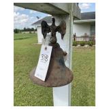 MCS METAL BELL, 9 IN OVERALL HEIGHT