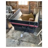 DUMPING LAWN CART, APPROX 44 IN X 50 IN