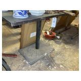 TWO HOMEMADE WORK TABLES