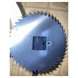 SEARS ROEBUCK METAL SAWBLADE CLOCK