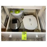 BOTTOM DRAWER, CUISINART WAFFLE MAKER, GEORGE FORE