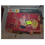 VINTAGE ERECTOR SET BOX IN ROUGH CONDITION