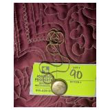 GOLD COLOR NECKLACE WITH GOLD COLOR LOCKET