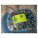 GROUP OF COSTUME JEWELRY, EARRINGS, ETC