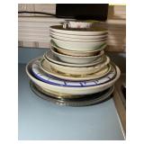 GROUP OF MISC BOWLS AND PLATES