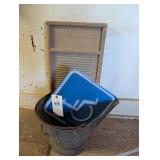 MISC GROUP INCLUDING ASH BUCKET, HANDICAP SIGN, WA