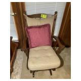 WOODEN GLIDER ROCKER