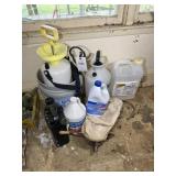 GROUP INCLUDING PUMP SPRAYERS, SPREADER, ETC