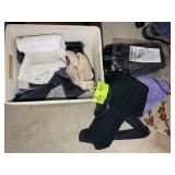 GROUP OF MEDICAL BRACES, BACK, KNEE, ETC