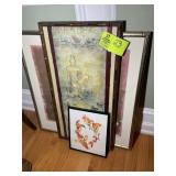GROUP OF ORIENTAL THEMED WALL ART, 8 IN X 10 IN UP