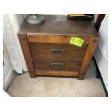 2 DRAWER NIGHT STAND, 24 IN X 16 IN X 22 IN