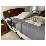 QUEEN SIZE HEAD BOARD AND METAL FRAME