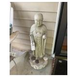 CONCRETE STATUE, 34 IN TALL