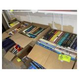 5 BOXES OF MISC BOOKS, VARIOUS TITLES AND AUTHORS