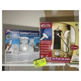 WATERPIK WATER FLOSSER AND HOME TOUCH PERFECT STEA