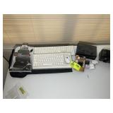 GROUP OF MISC ELECTRONICS, APPLE KEYBOARDS, PENCIL