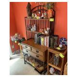 3 DRAWER METAL FRAME BAKERS RACK, 36 IN X 18 IN X