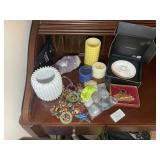 DECORATIVE ITEMS, CANDLES, ETC