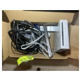 BOX WITH NINTENDO WII AND ACCESSORIES