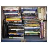 TOSHIBA DVD PLAYER SDK740 AND MISC DVD'S, VARIOUS
