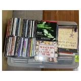 TWO TOTES PLUS ASSORTED CD'S, VARIOUS TITLES AND A