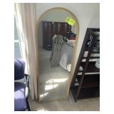 LARGE LEANING MIRROR, 20 IN X 57 IN