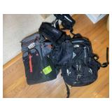 GROUP OF BOOKBAGS AND TOTE BAGS