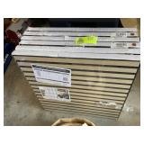 GROUP OF 6 24 IN ACOUSTIC, WOOD SLAT PANEL