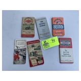 GROUP OF VINTAGE FARMERS NOTEBOOKS, 1940'S AND 195